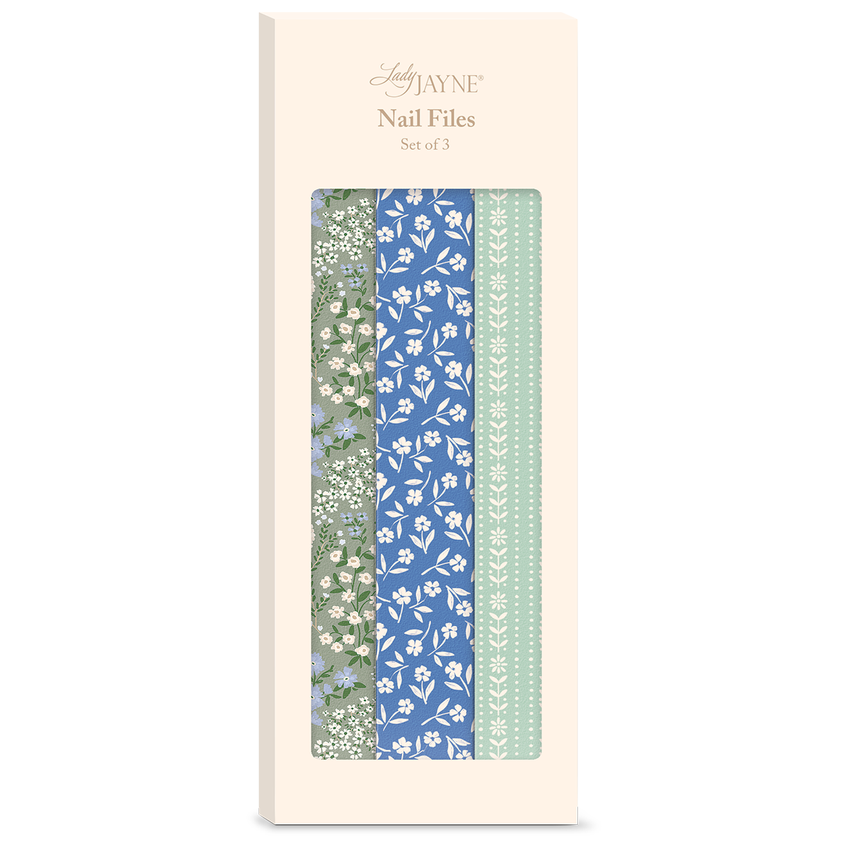Sweet Boutique Blue Mint Ditsy Nail File Set Product