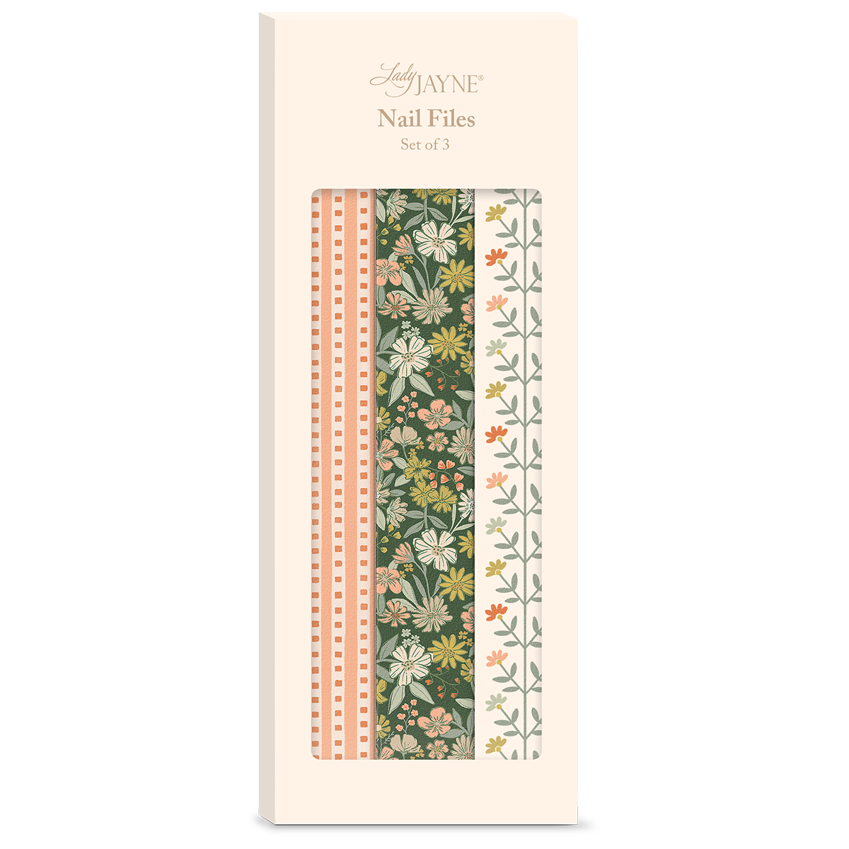 Sweet Boutique Forest Coral Floral Nail File Set Product