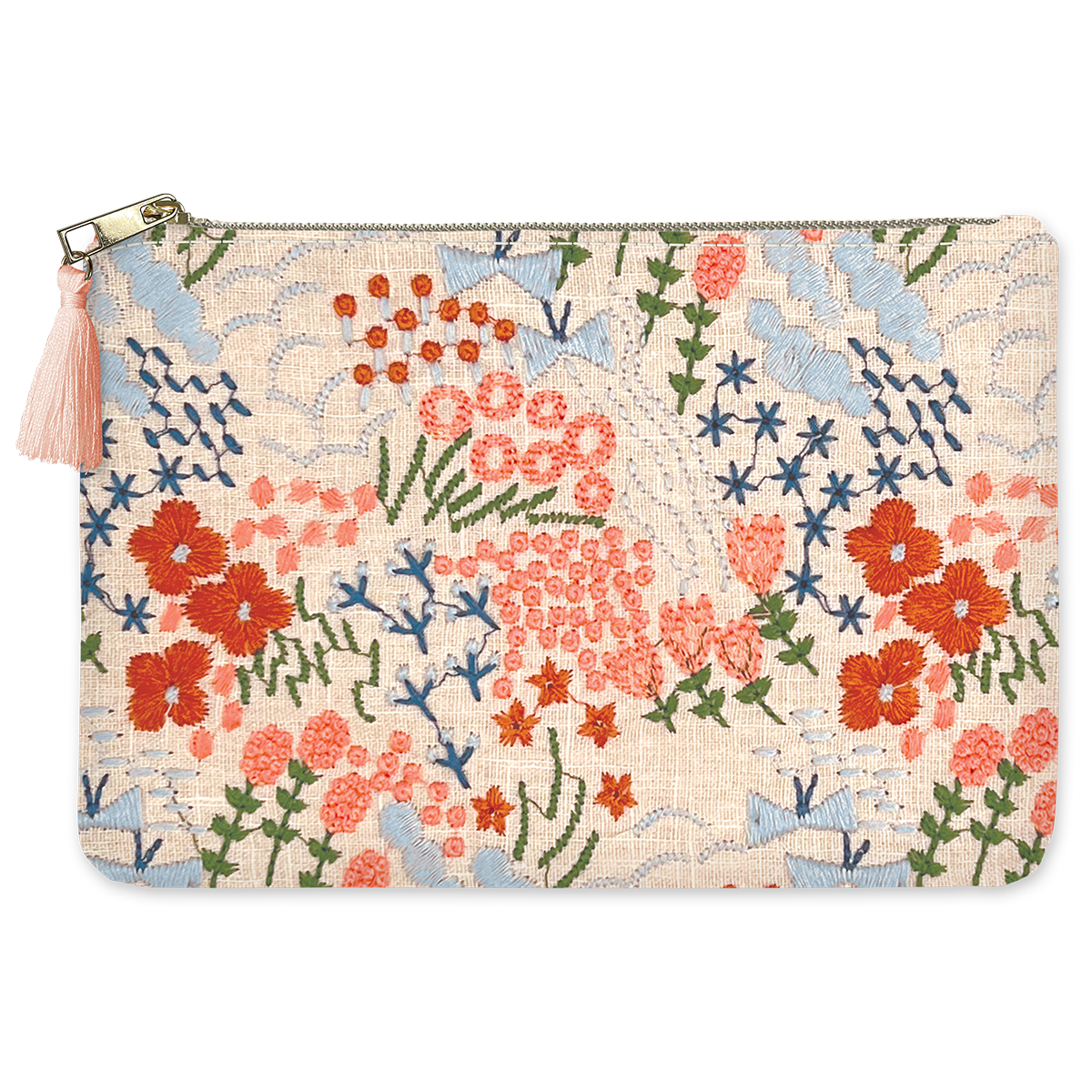 Multi-themed pouch, perfect for carrying small items in style.