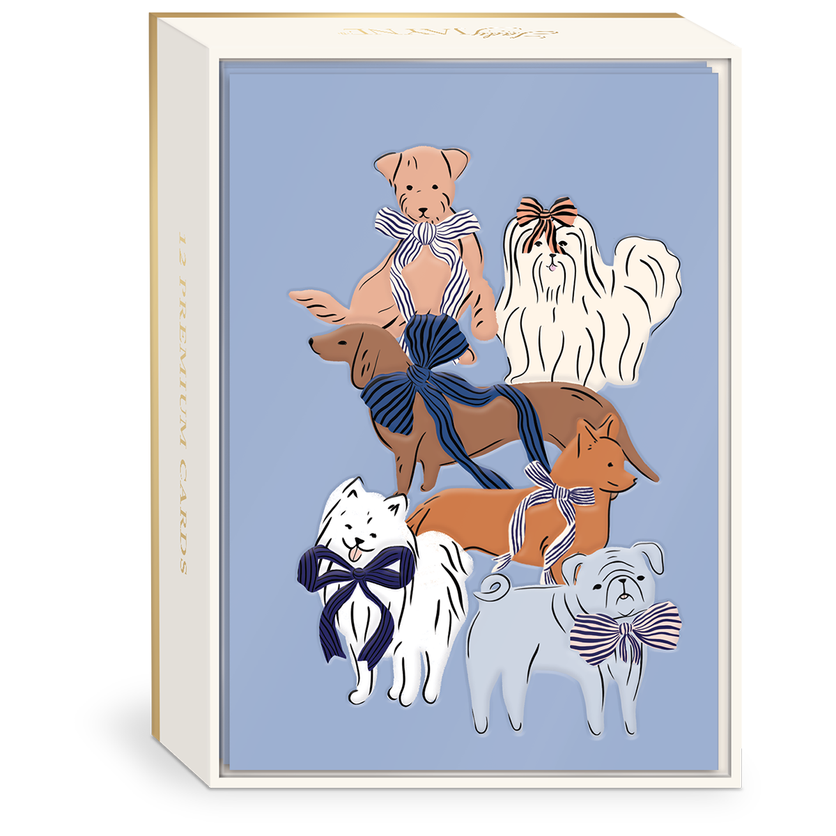 Dog-themed note cards, perfect for sending messages to pet lovers.