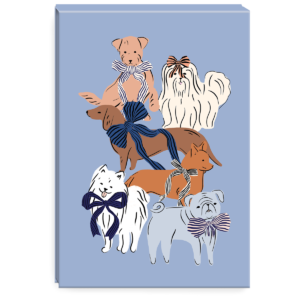 Dog-themed flip-top notepad, ideal for quick notes and reminders.
