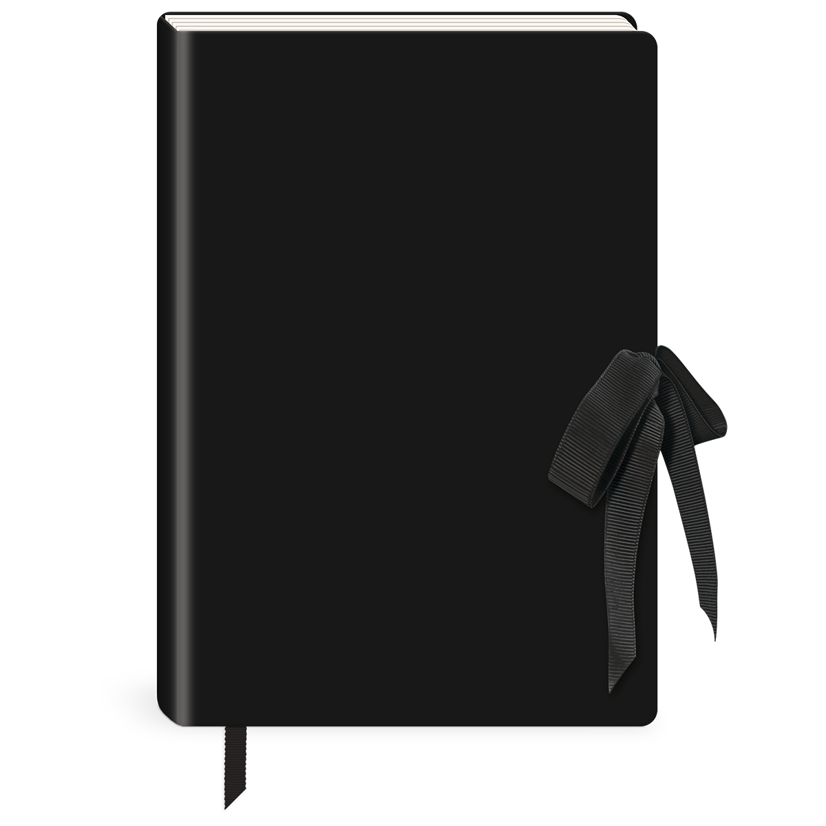 Ribbon Tails Black Softcover Journal Product