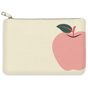 Cream pouch, perfect for organizing essentials in style.