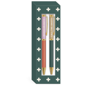Multi-themed boxed pens, perfect for writing enthusiasts.