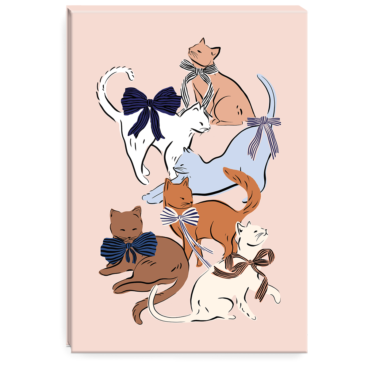 Cat-themed flip-top notepad, perfect for jotting down ideas.