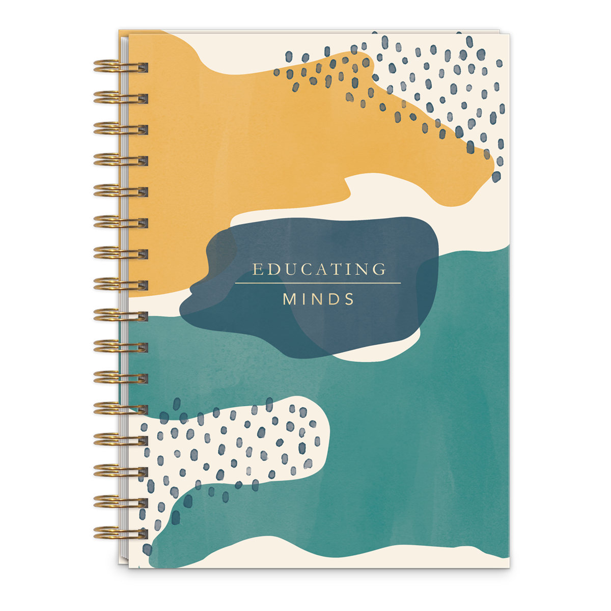 Modern Teacher Spiral Journal Product