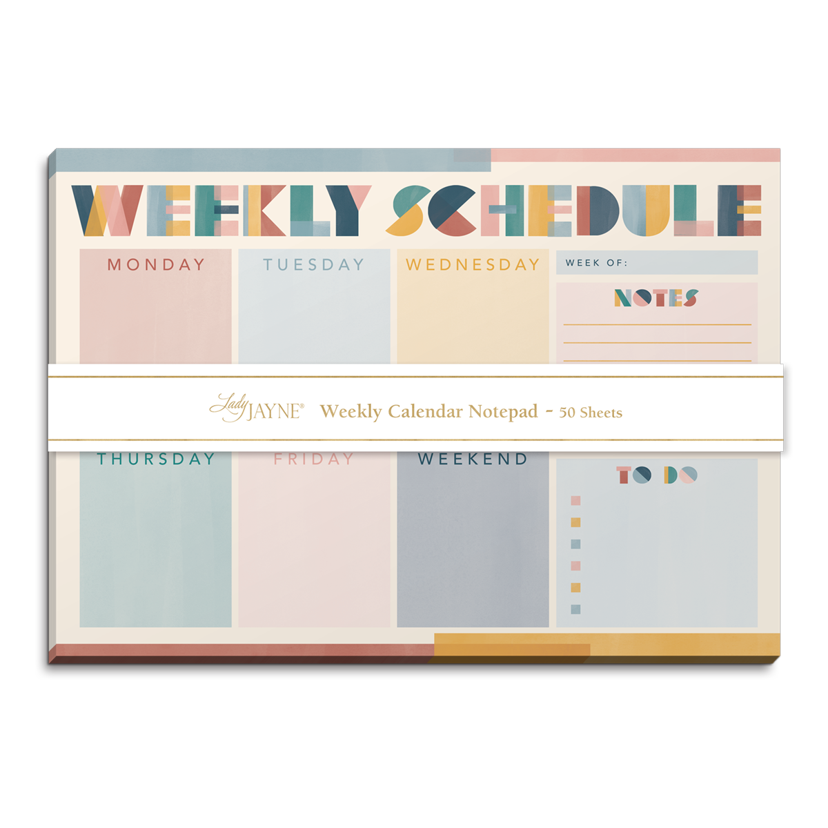 Modern Teacher Weekly Calendar Notepad Product