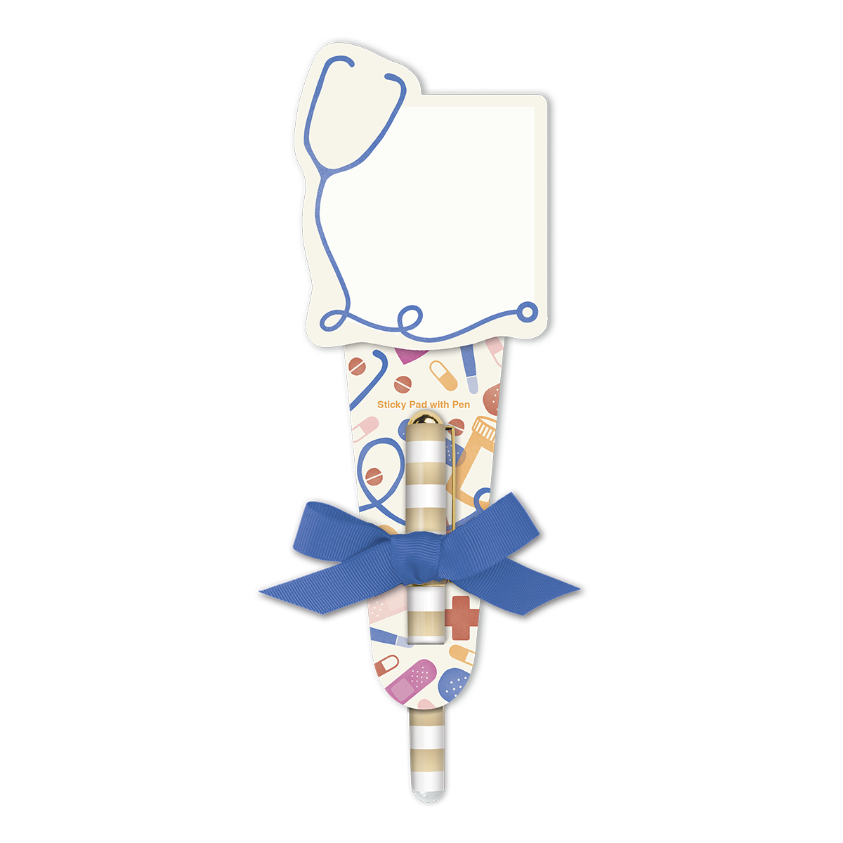 Nurse Stethoscope Sticky Pad and Pen Product