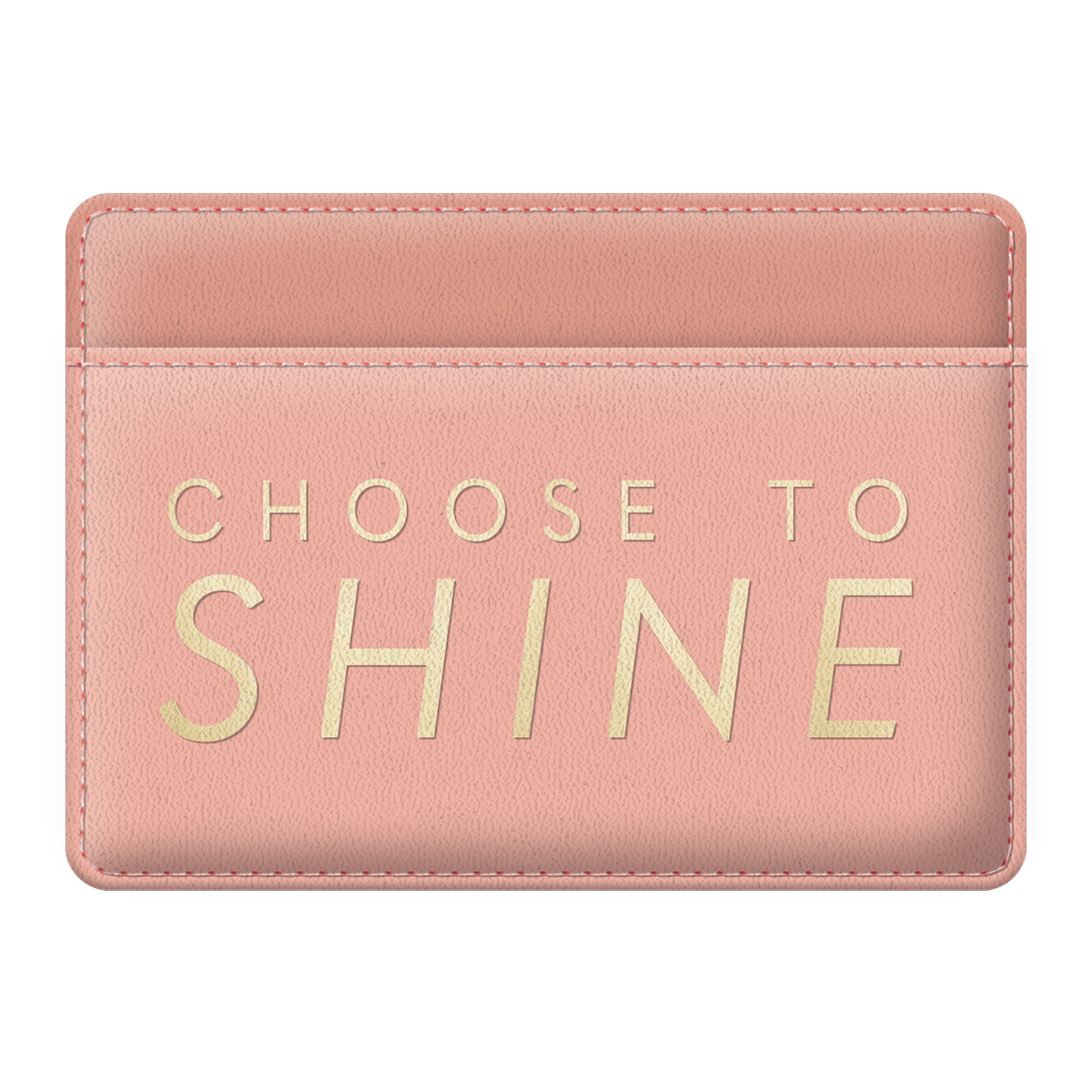 Coral Quote Credit Card Wallet Product