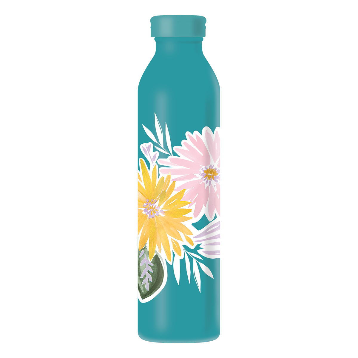 Floral Water Bottle Product