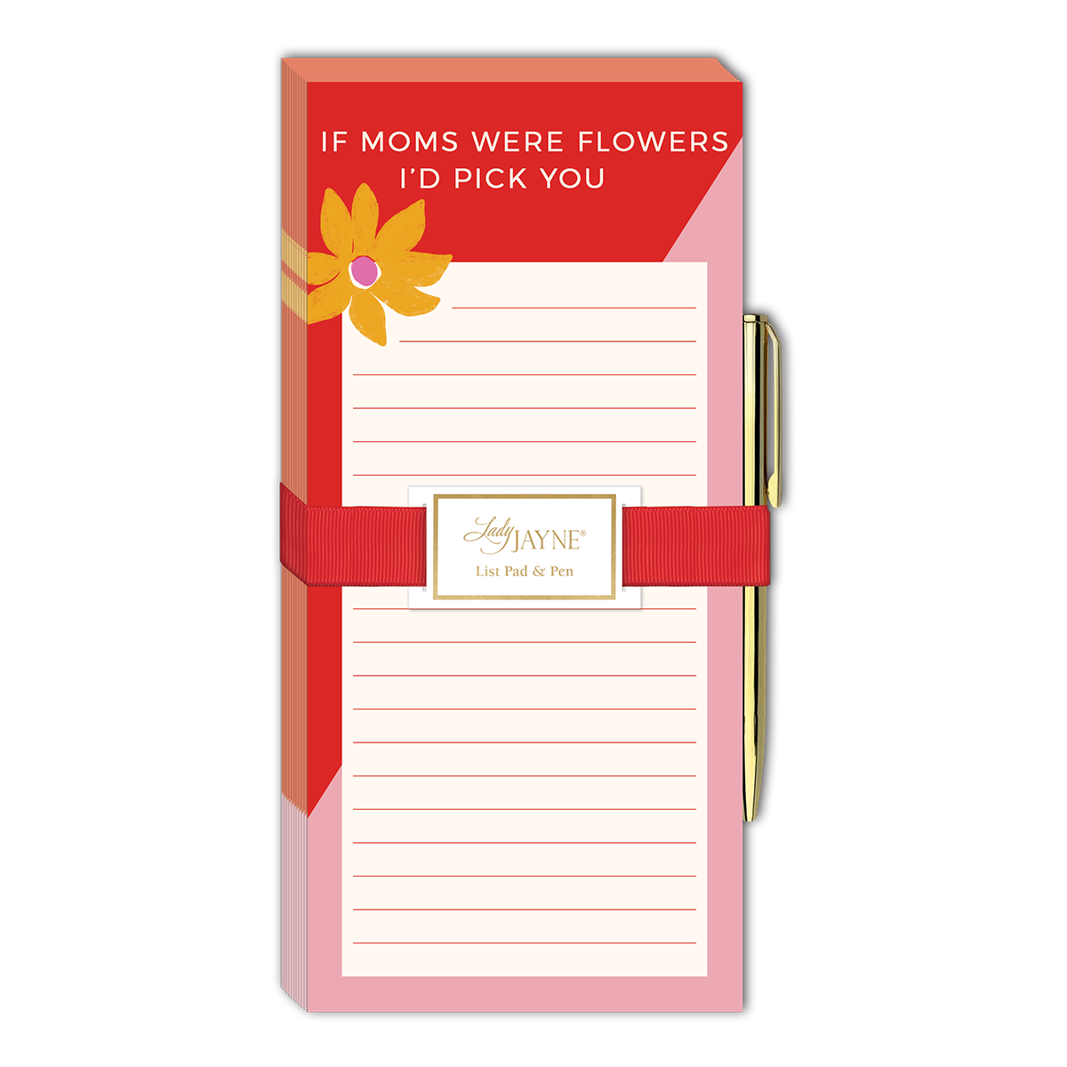 Colorblock Magnetic List Pad With Pen Product
