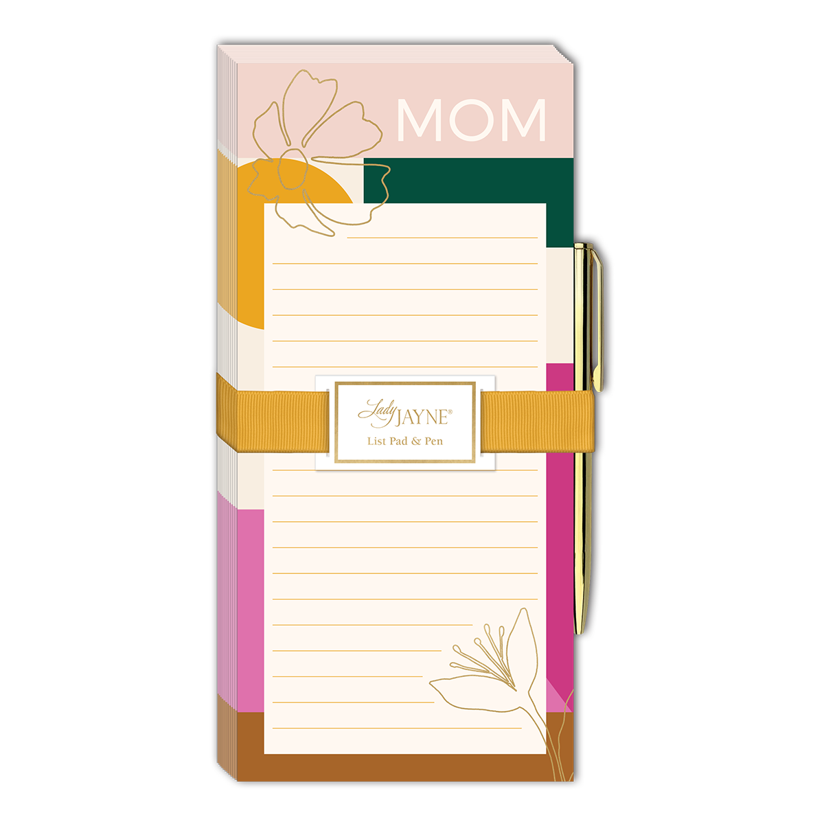 Geo Multi Magnetic List Pad With Pen Product