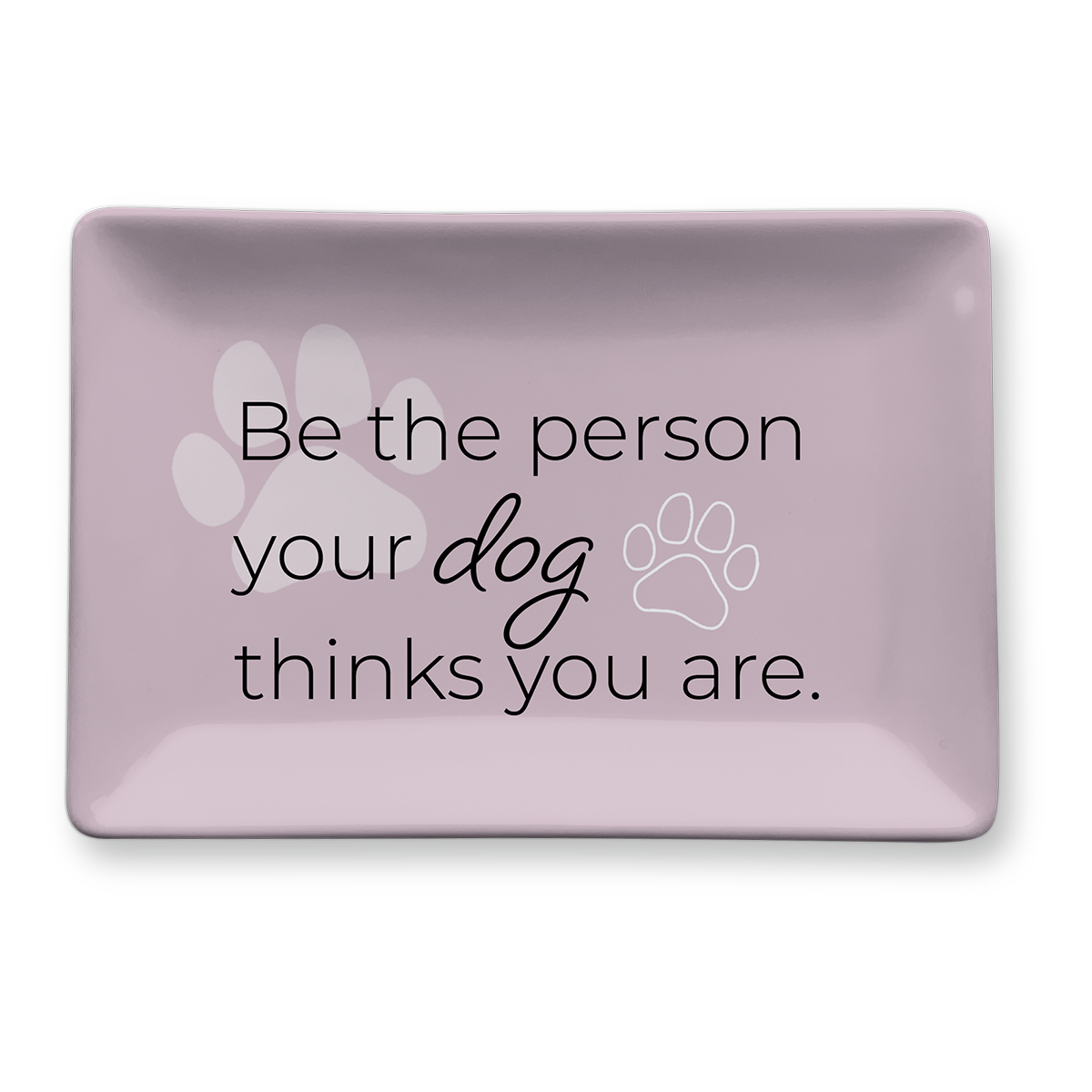Dog Quote Trinket Tray Product
