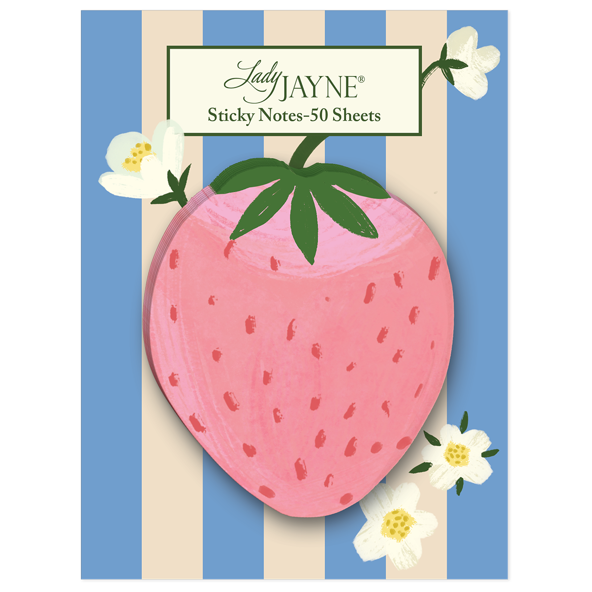 Fruit & Fleur Strawberry Sticky Notepad Product